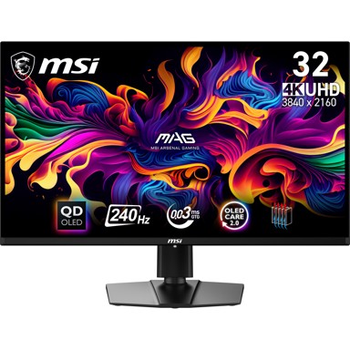 MSI Monitor 32" MAG 321UPX, QD-OLED, 240Hz